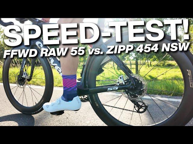 FFWD RAW 55 vs. ZIPP 454 NSW High-Speed Laufradtest: Aerodynamik & Fahrverhalten am Cervelo S5