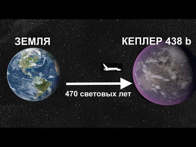 Сколько лететь до Кеплера 438 b Космическое путешествие от Земли до Кеплера