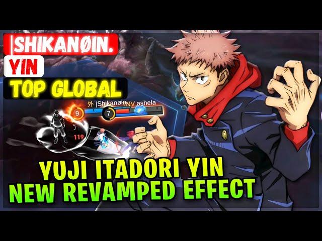 Yuji Itadori Yin New Revamped Effect [ Top Global Yin ] |Shikanøin. - Mobile Legends Emblem Build