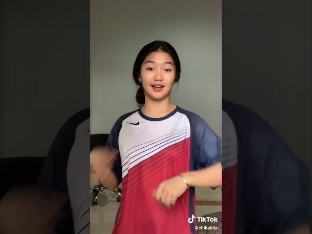 Video Tiktok Chikaku pakai baju olahraga | TikTok Cewek Cantik Goyang Pinggul #Shorts