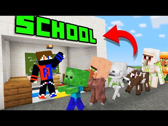 I Started A Monster School in Minecraft