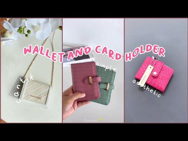 Racun Tiktok Shopee Haul Dompet Wanita Lipat dan Card Holder Murah Meriah!!! (ada link + harga!)