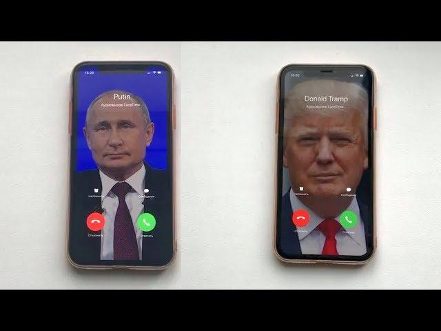 Prank incoming calls from Putin & Trump