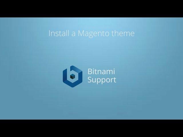 Install a Magento theme