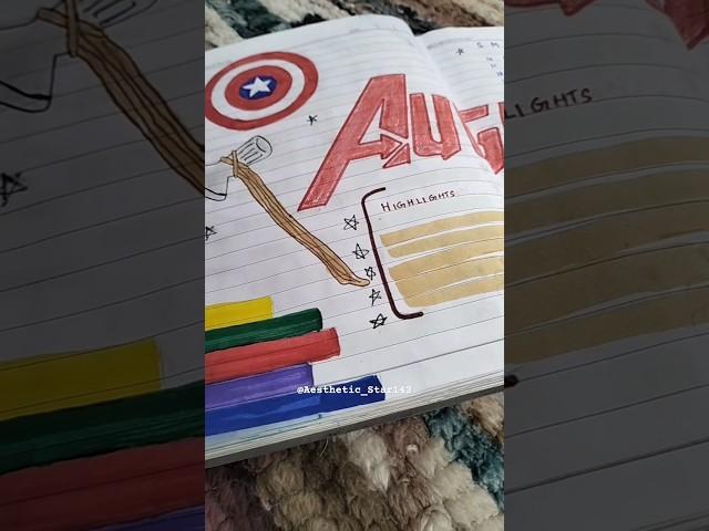 Avengers Themed Bullet Journal #marvel #bujo #bulletjournal @lootengstudio