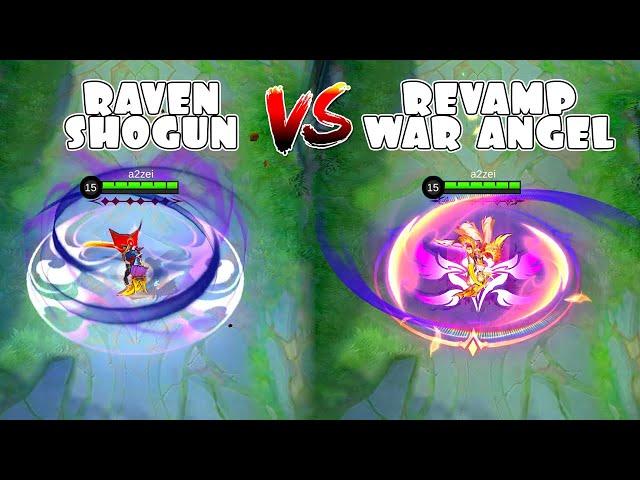 Freya Revamp War Angel VS Raven Shogun Skin Comparison