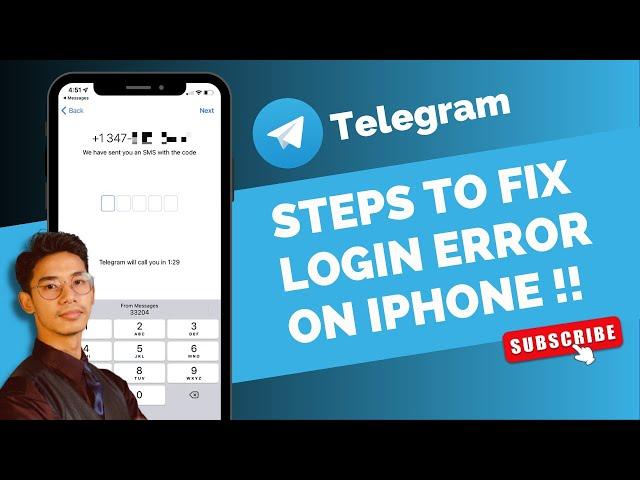 Telegram - Fix Login Error on iPhone !