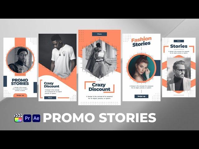 Promo Stories for Premiere Pro | After Effects | Final Cut Pro