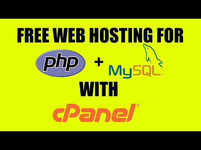 Free Web Hosting with PHP, MySQL and cPannel | InfinityFree | Latest 2024