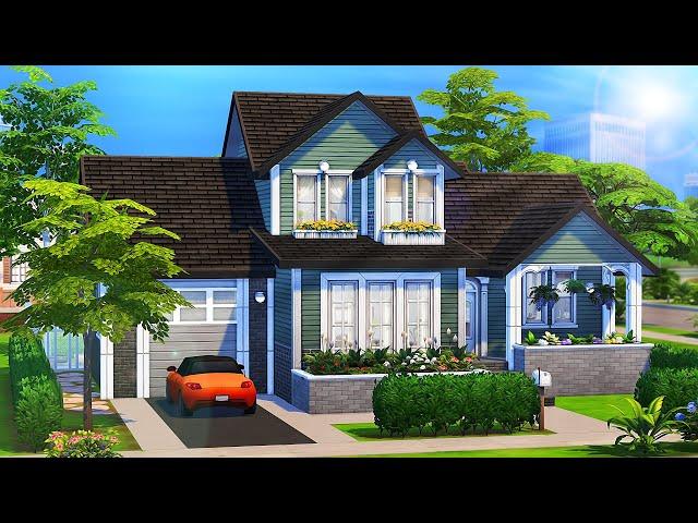 SPLIT-LEVEL BASE GAME FAMILY HOME  | The Sims 4: Speed Build