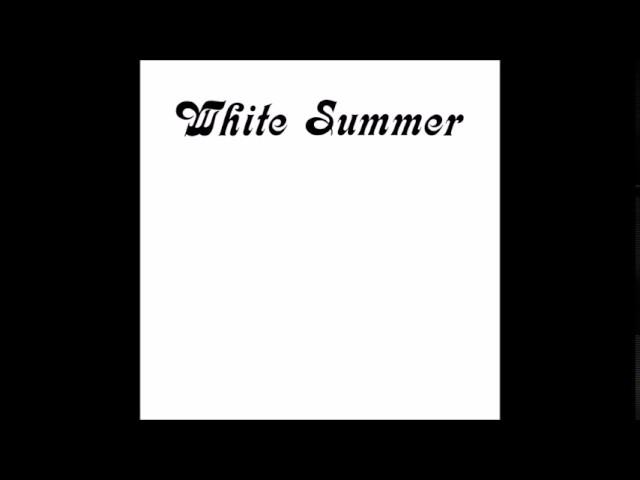 White Summer - S/T (1976) (2015 Out-Sider re vinyl) (FULL LP)