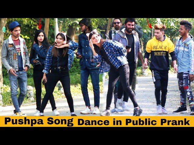 Pushpa srivalli Dance In Public  Prank@crazycomedy9838