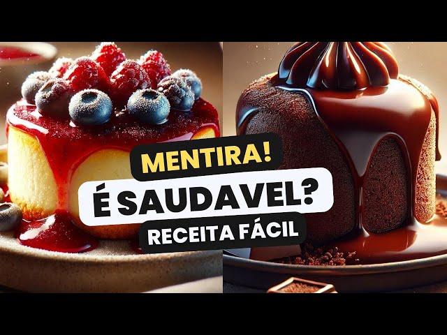 2 DOCES FÁCEIS E SAUDÁVEIS para fazer em 5 minutos