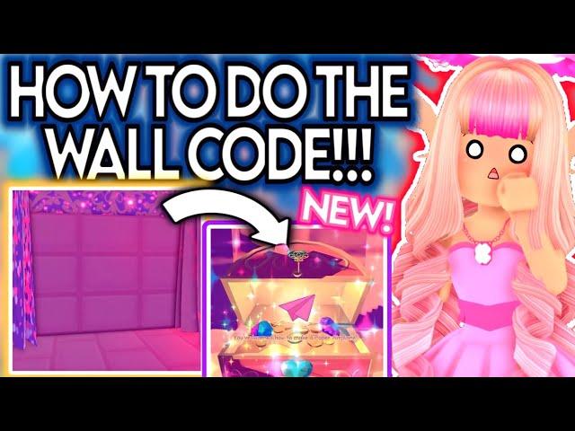 HOW TO FINISH THE WALL CODE IN CAMPUS 3! (FOR NOW) ROBLOX Royale High Campus 3 Update