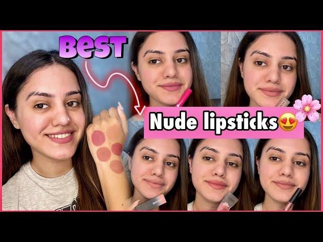 My current favourite nude lipsticks Prettiest nude shades | Affordable lipstick finds kp styles