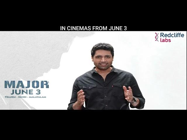 Major Trailer In Cinemas June 3rd | Adivi Sesh | Role of Fitness in a Major’s Life | Redcliffe Labs