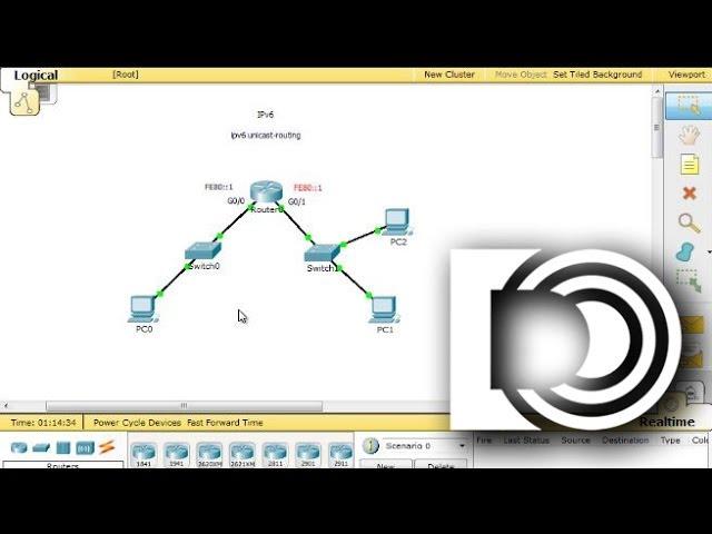 Basic IPv6 addressing with Packet Tracer 6.0 - Part 1