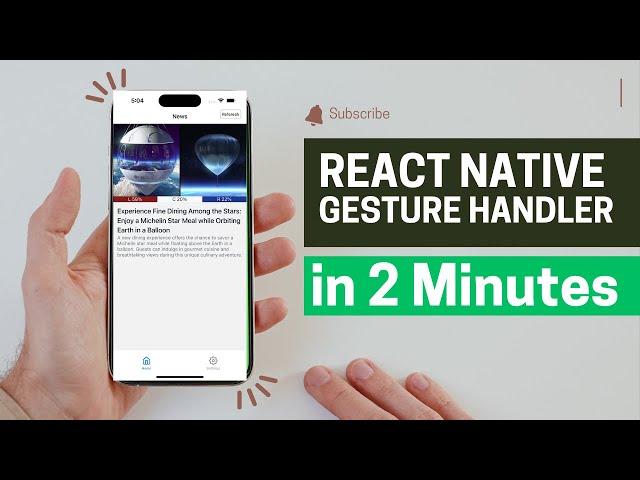 React Native Swipe - Gesture Handler