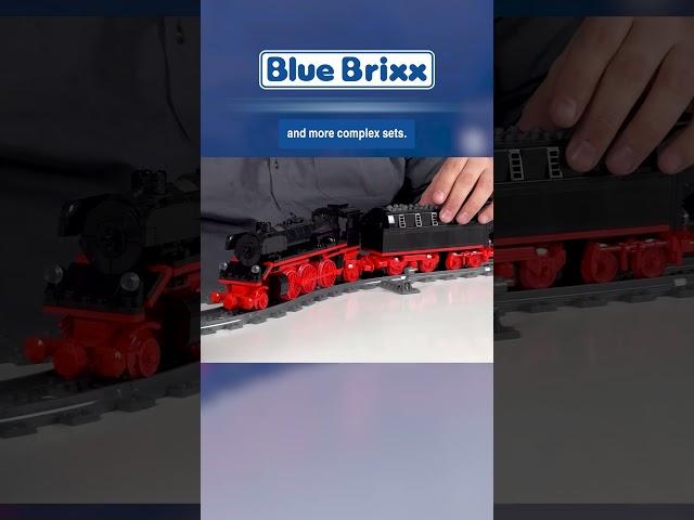 Detailed Brick Built Train Models by BlueBrixx Specials #trains #bluebrixx #bricks #railway