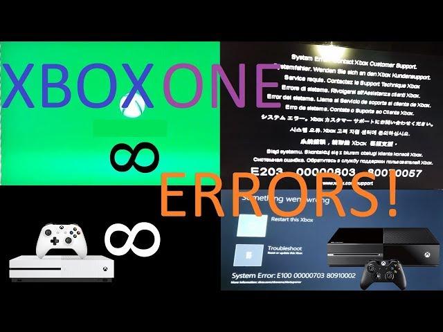 Xbox One All Errors!