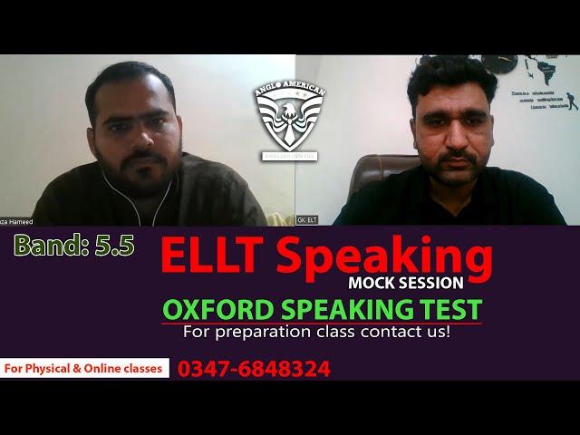 Oxford Speaking Mock test | ELLT Speaking Test | ELLT Speaking Preparation | GK ELT