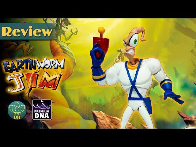 EARTH WORM JIM Premiun DNA Action Figure Unboxing e Review