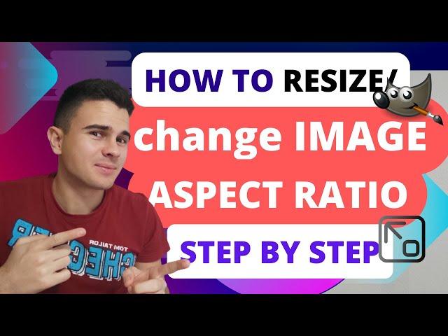 How to resize image by Aspect Ratio | Gimp | Step by Step