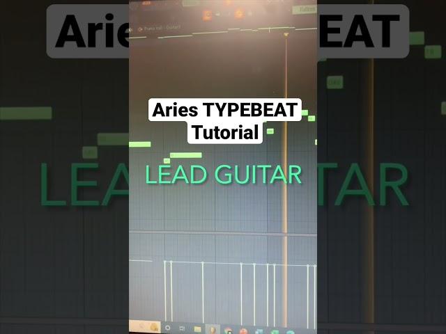 How To Make Guitar BEATS For Aries in FL Studio #shorts #flstudio #producer