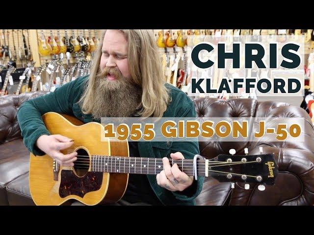 Chris Kläfford with a 1955 Gibson J-50 "Windows Are Rolled Down" | Norman's Rare Guitars