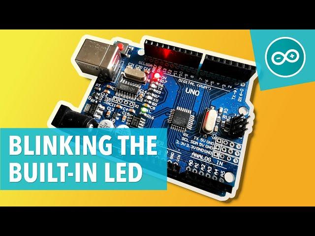 BLINKING THE BUILDIN LED - Arduino tutorial #1