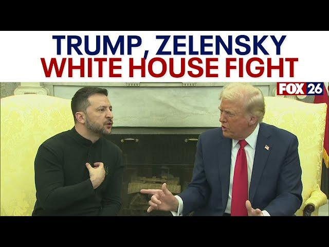 Trump, Zelensky shouting match: FULL VIDEO