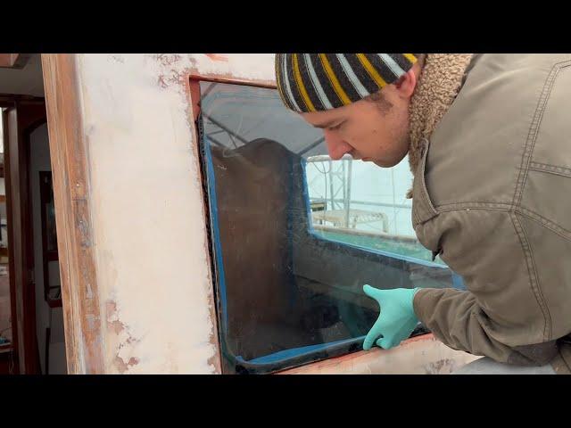 Trawler Window Replacement: New Glass | REFIT [Ep 5]