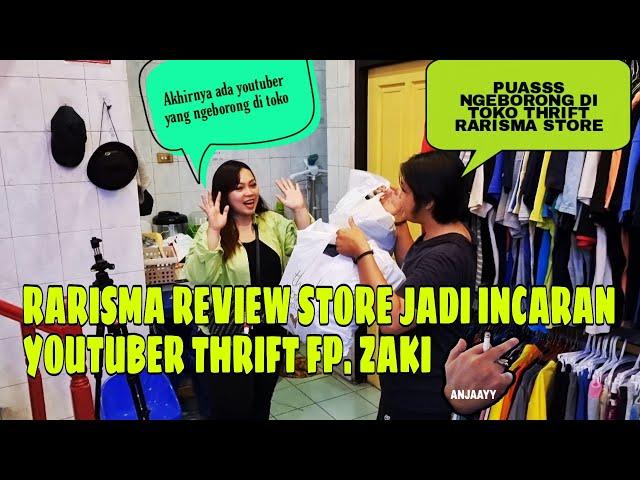 TOKO THRIFT RARISMA REVIEW KEDATANGAN YOUTUBER LAGI BELANJA SAMPE JUTAAN