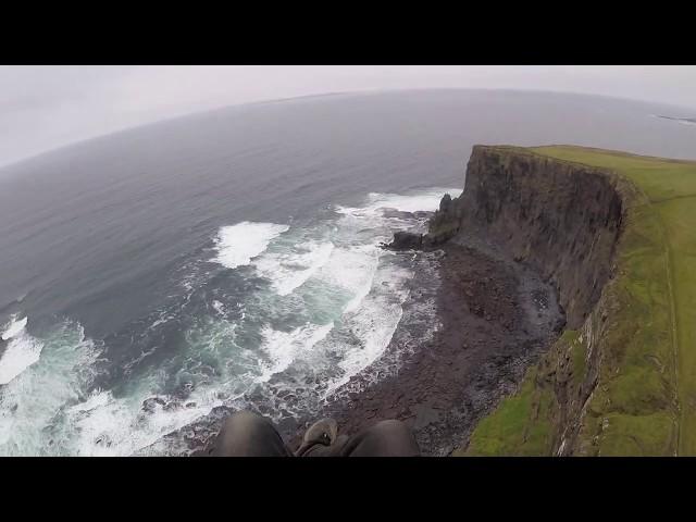 Paragliding from The Cliffs of Moher