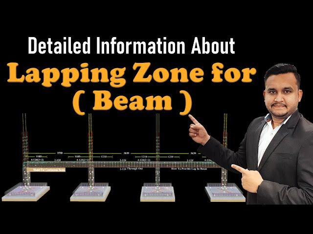 Live Class | Reinforcement Lapping Zone for Beam | Best Zone for lapping in Beam || By CivilGuruji