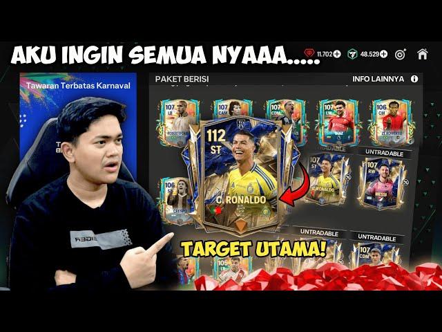 TOP UP 3 JUTA UNTUK ZICO, ROBERTO CARLOS & LUIS DIAZ! TARGET UTAMA GOAT C.RONALDO! - EA FC MOBILE 25