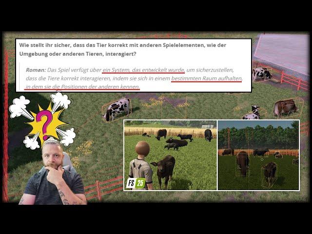 LS25 NEWS - Tiere können frei herumlaufen ? / Keine Navmesh mehr ? ..