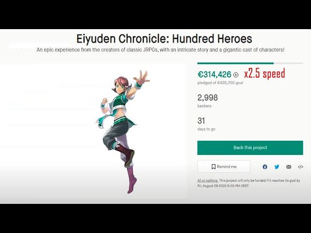 Watch as Eiyuden Chronicle Reach Kickstarter Goal