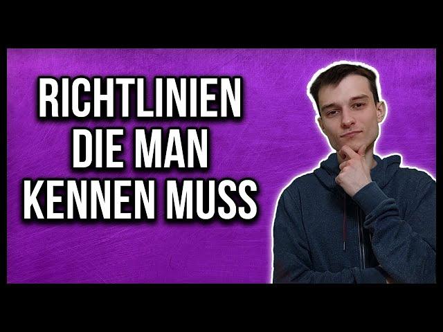 Twitch Richtlinien die man als Streamer kennen sollte