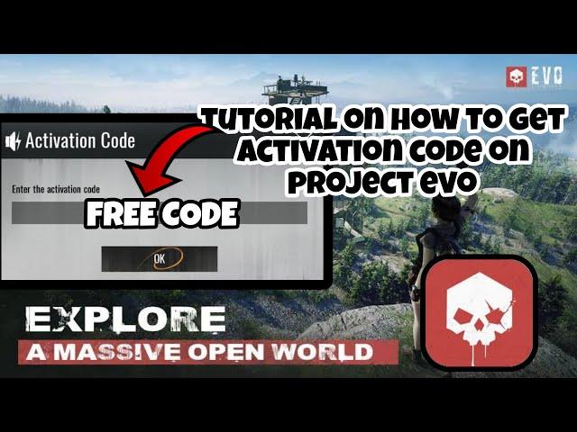 Tutorial on How to Get Activation Code on Project Evo Survival Game | Beta Testing