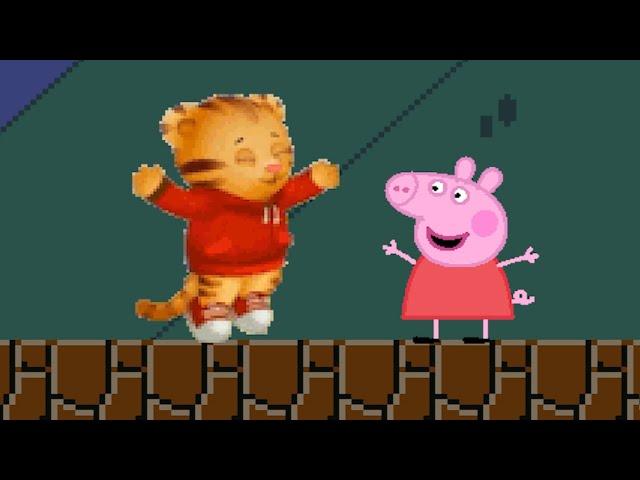 DANIEL TIGER TEAM UP WITH PEPPA PIG IN SURVIVAL MODE AND DESTROY OPPONENTS