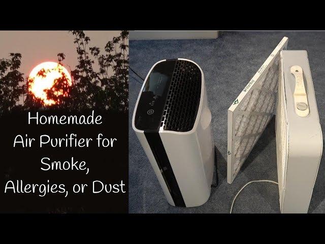 HEPA vs DIY Air Filter for Smoke, Dust, Pollen, Dander