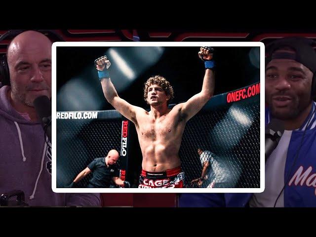 Jordan Burroughs Reaction to Wrestling BEN ASKREN  | The Joe Rogan Experience