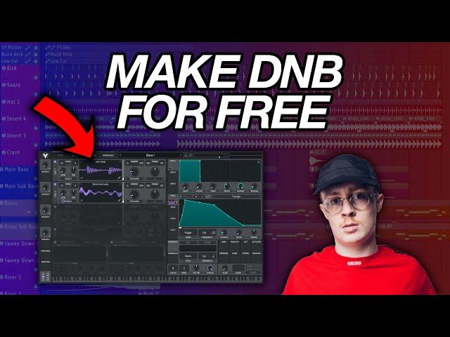 MAKING HEDEX STYLE DNB WITH FREE/ STOCK PLUGINS  VITAL DRUM AND BASS TUTORIAL