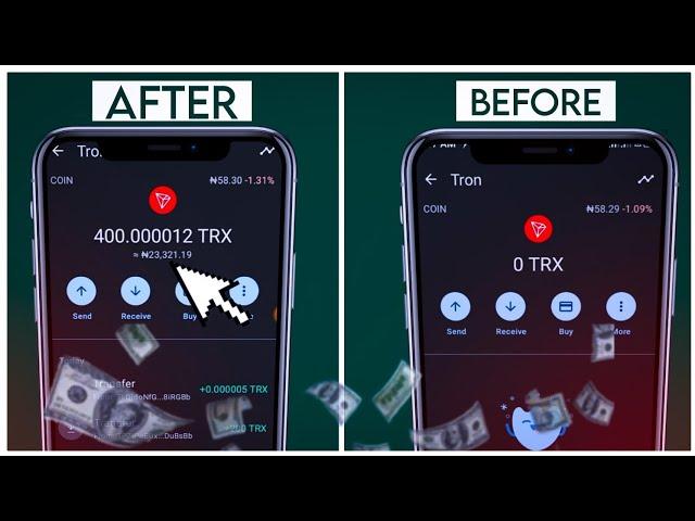 How to Earn TRX for free ( I Earn 400 TRX & Giving TRX Out! ) Best TRX Mining Site 2023