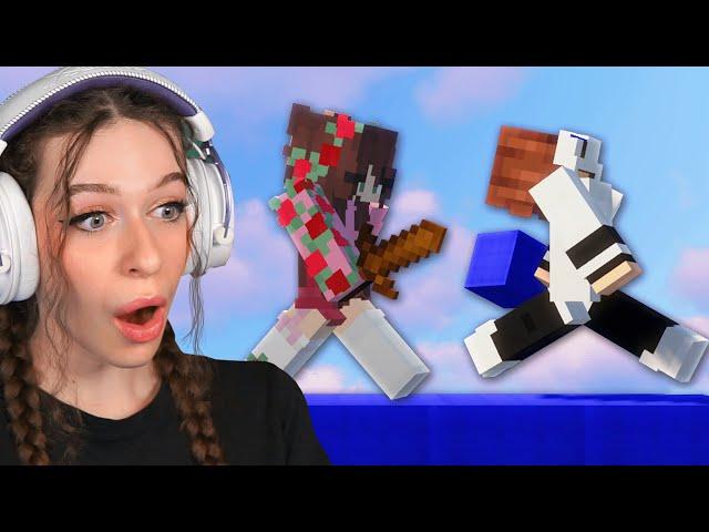 I Carried Hannahxxrose in Minecraft Bedwars