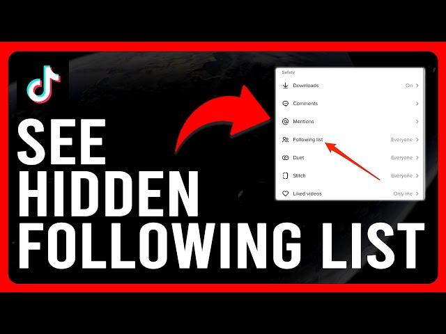 How To See Hidden Following List On TikTok (How Do You Possibly See Hidden Following List On TikTok)