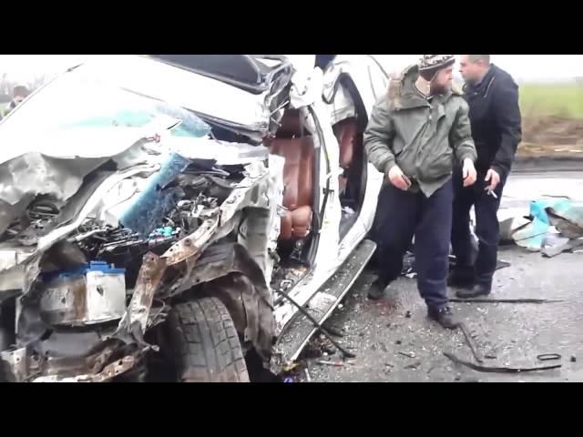 +18 Видео с места ДТП Кузьмы Скрябина. 02.02.15