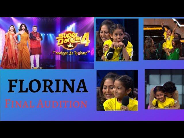 Florina Gogoi Super Dancer 4 Final Audition