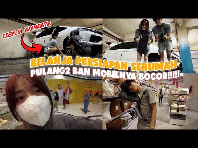 PERTAMA KALINYA GANTI BAN MOBIL!!! CAPEK BGT TERNYATA GAISS || COSPLAY JADI MEKANIK